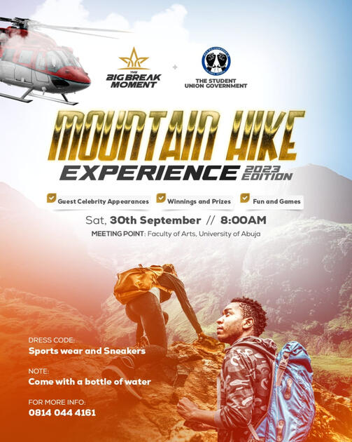 The Big Break Moment Africa: Mountain Hike Experience