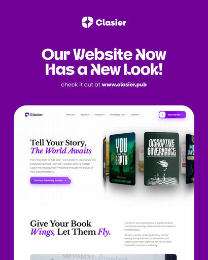 Clasier Rebrand & Campaign: New Website Announcement